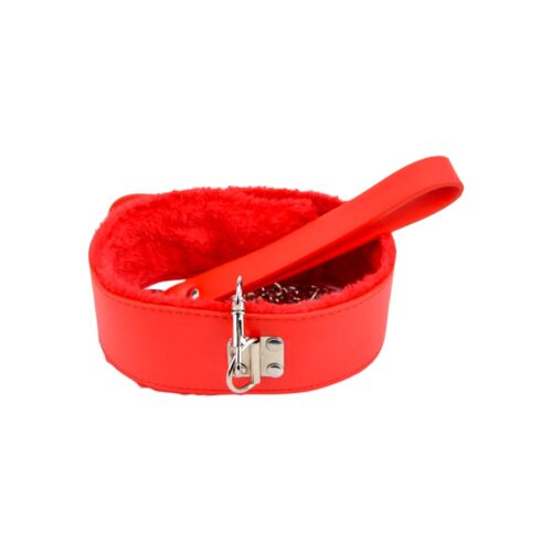 Halsband met Riem (2kleuren)