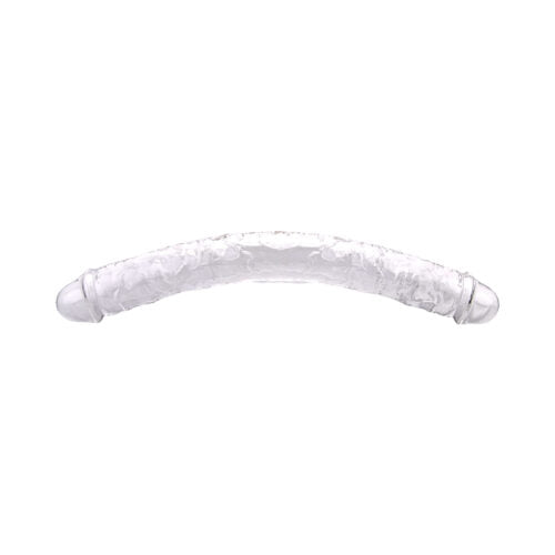 dubbel-eindedildo transparant ( 2 maten )
