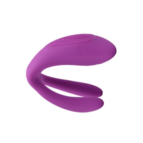 Duet-vibrator met afstandsbediening voor koppels
