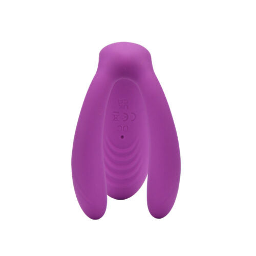 Duet-vibrator met afstandsbediening voor koppels