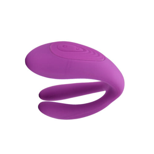 Duet-vibrator met afstandsbediening voor koppels
