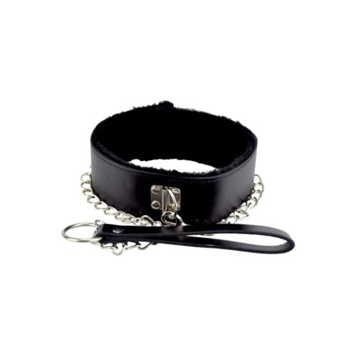 Halsband met Riem (2kleuren)