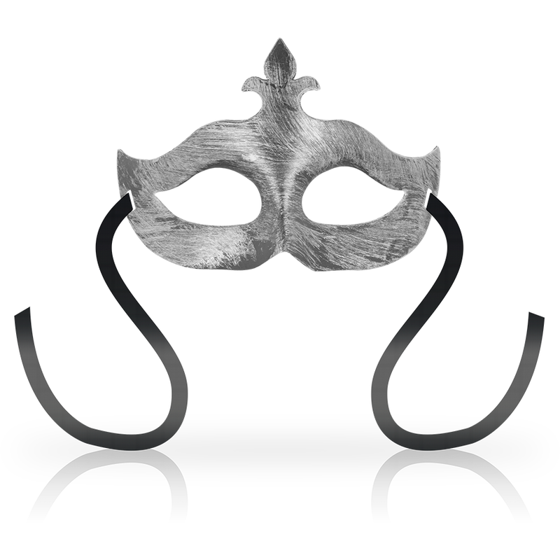 OHMAMA - MASKERS FLEUR DE LIS OOGMASKER ZILVER