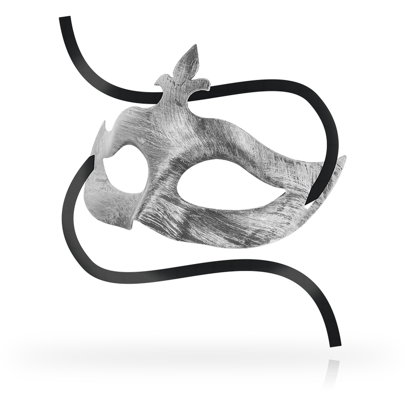 OHMAMA - MASKERS FLEUR DE LIS OOGMASKER ZILVER