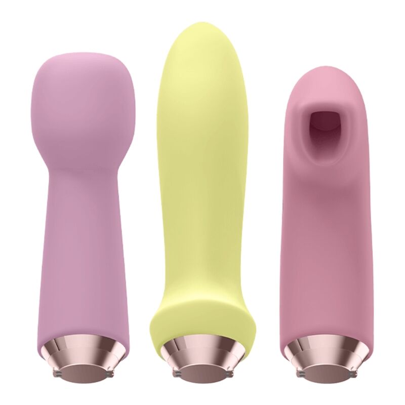 SATISFYER - PRACHTIGE VIER SET VIBRATOR & SUCKER