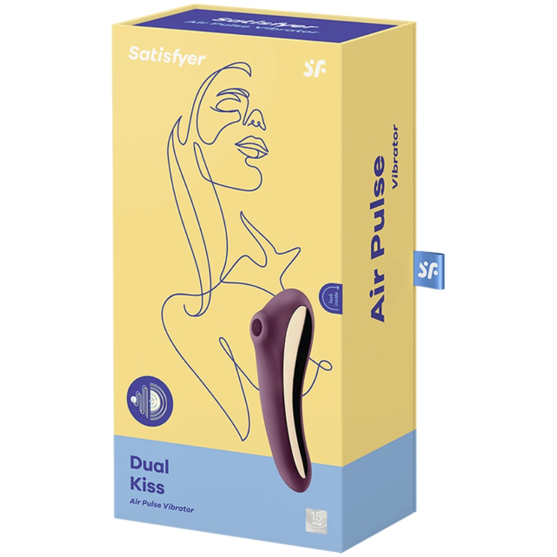 SATISFYER - DUBBELE KUS CLITORIS STIMULATOR PAARS