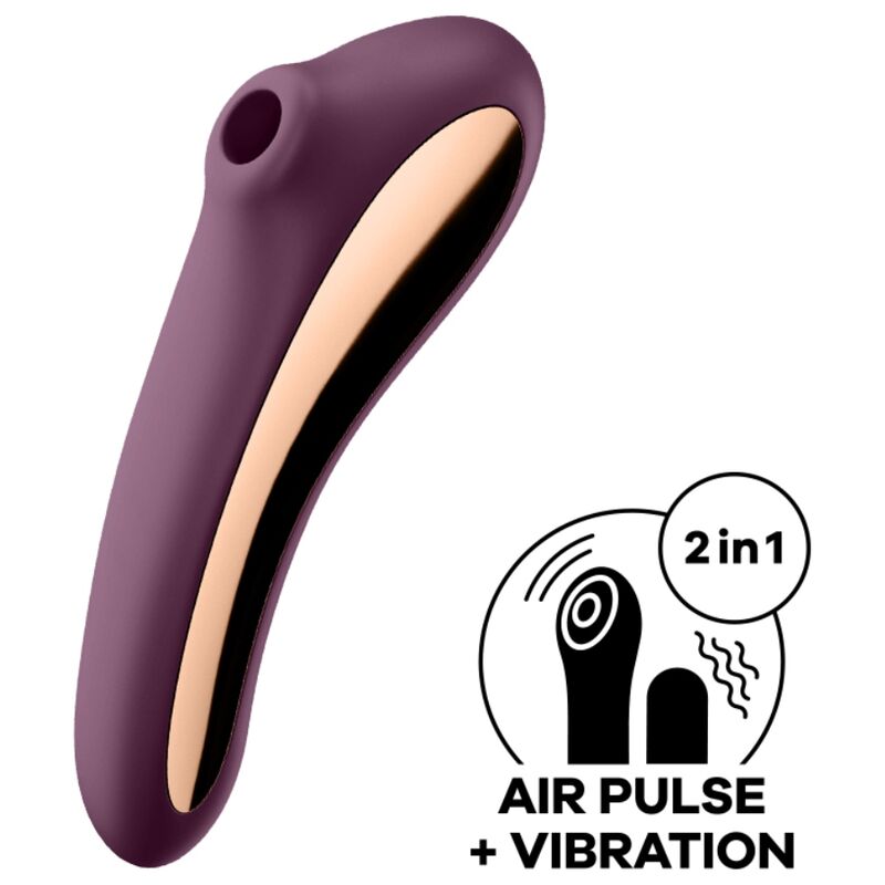 SATISFYER - DUBBELE KUS CLITORIS STIMULATOR PAARS