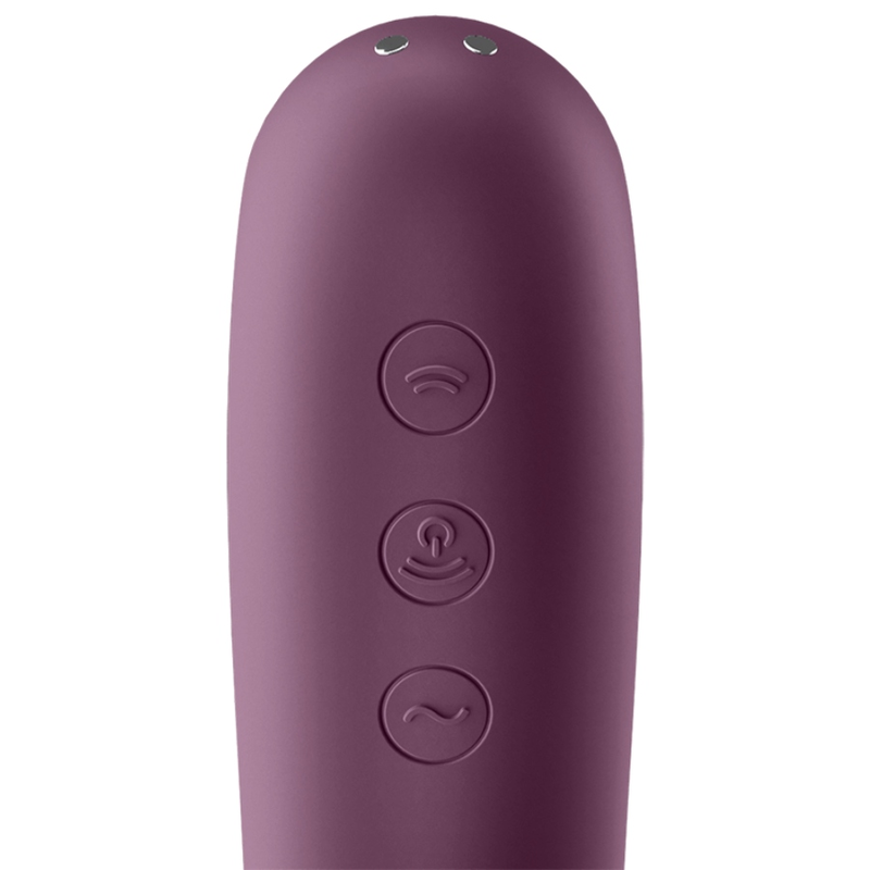 SATISFYER - DUBBELE KUS CLITORIS STIMULATOR PAARS