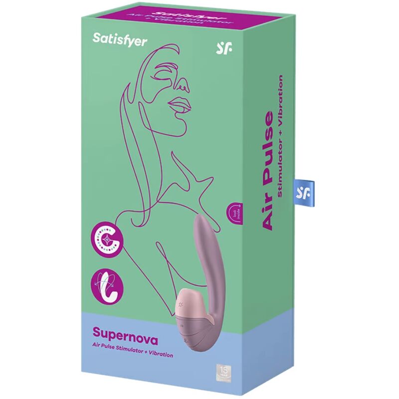SATISFYER - SUPERNOVA ROZE STIMULATOR EN VIBRATOR