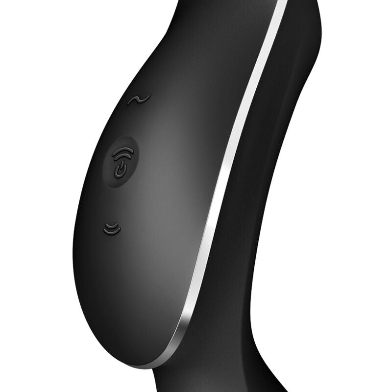 SATISFYER - CURVY TRINITY 2 ZWARTE STIMULATOR EN VIBRATOR