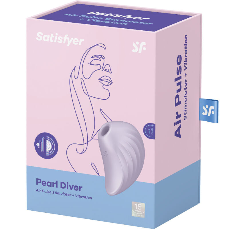 SATISFYER - PEARL DIVER VIOLETTE STIMULATOR EN VIBRATOR