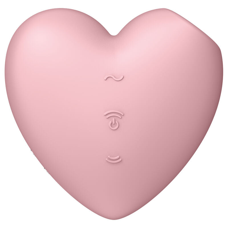 SATISFYER - CUTIE HART ROZE STIMULATOR EN VIBRATOR