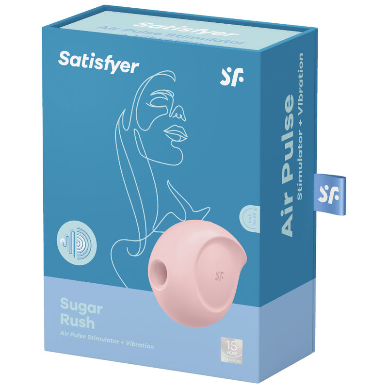 SATISFYER - SUIKER RUSH ROZE STIMULATOR EN VIBRATOR