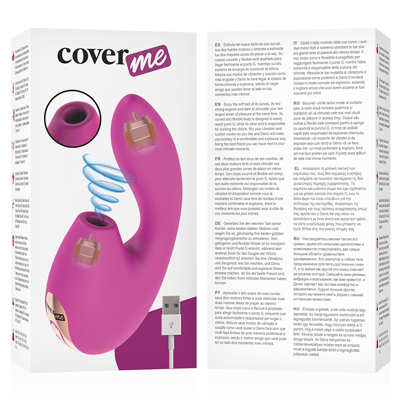 COVERME - CLITORALE ZUIGING & KRACHTIGE G-SPOT RUSH VIBRATOR