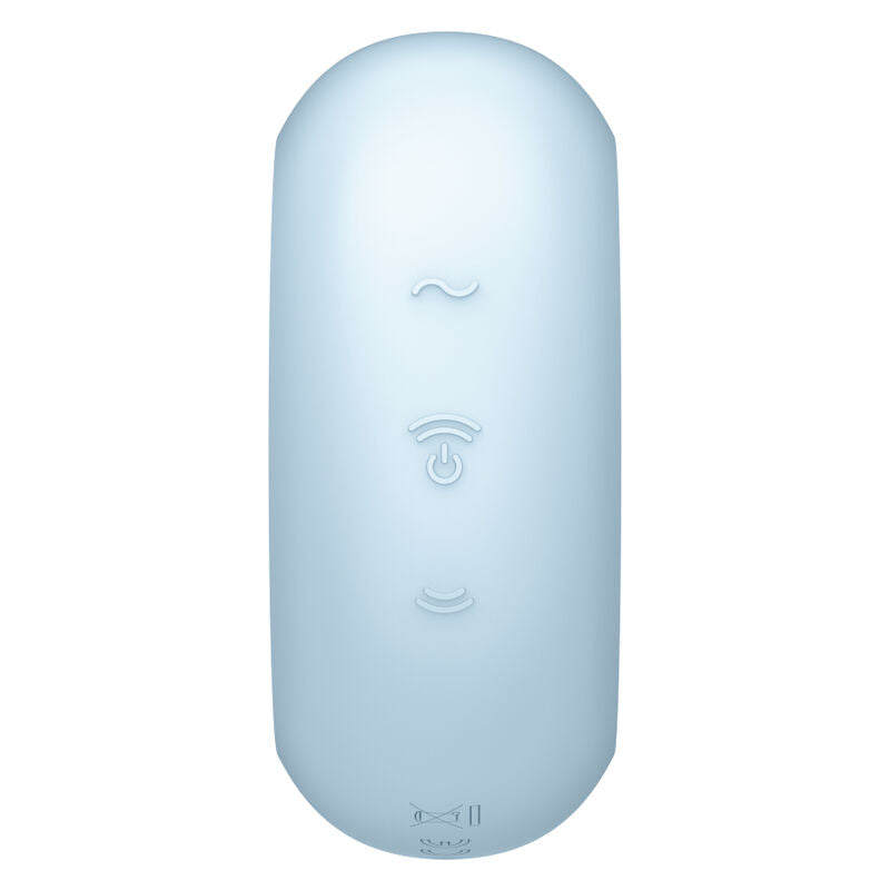SATISFYER -PRO TO GO 3 DUBBELE BLAUWE STIMULATOR EN VIBRATOR