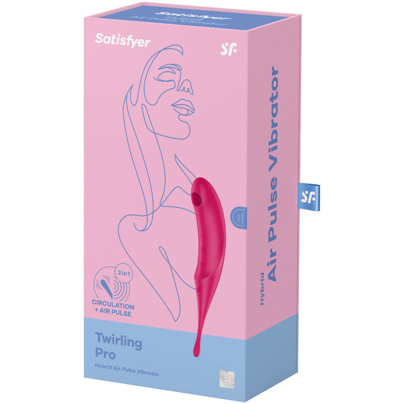 SATISFYER - TWIRLING PRO RODE STIMULATOR EN VIBRATOR
