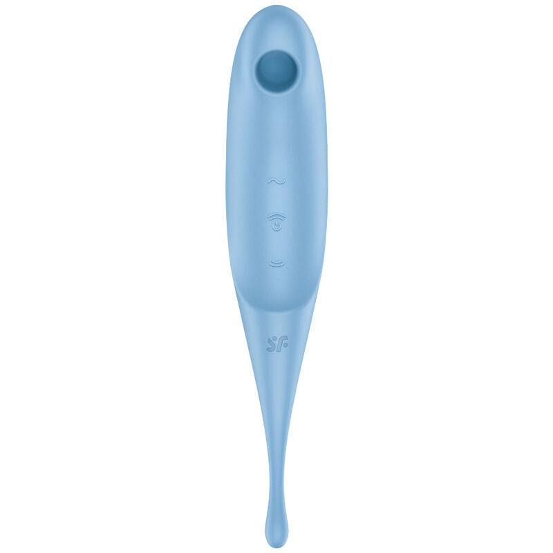 SATISFYER - TWIRLING PRO BLAUWE STIMULATOR EN VIBRATOR