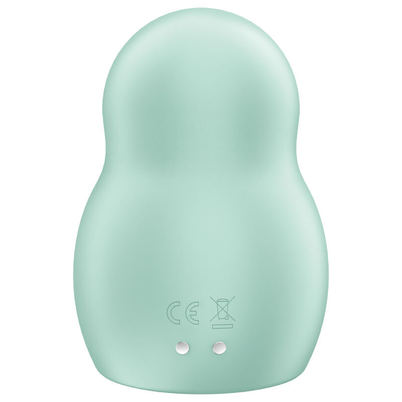 SATISFYER - PRO TO GO 1 GROENE DUBBELE STIMULATOR EN VIBRATOR