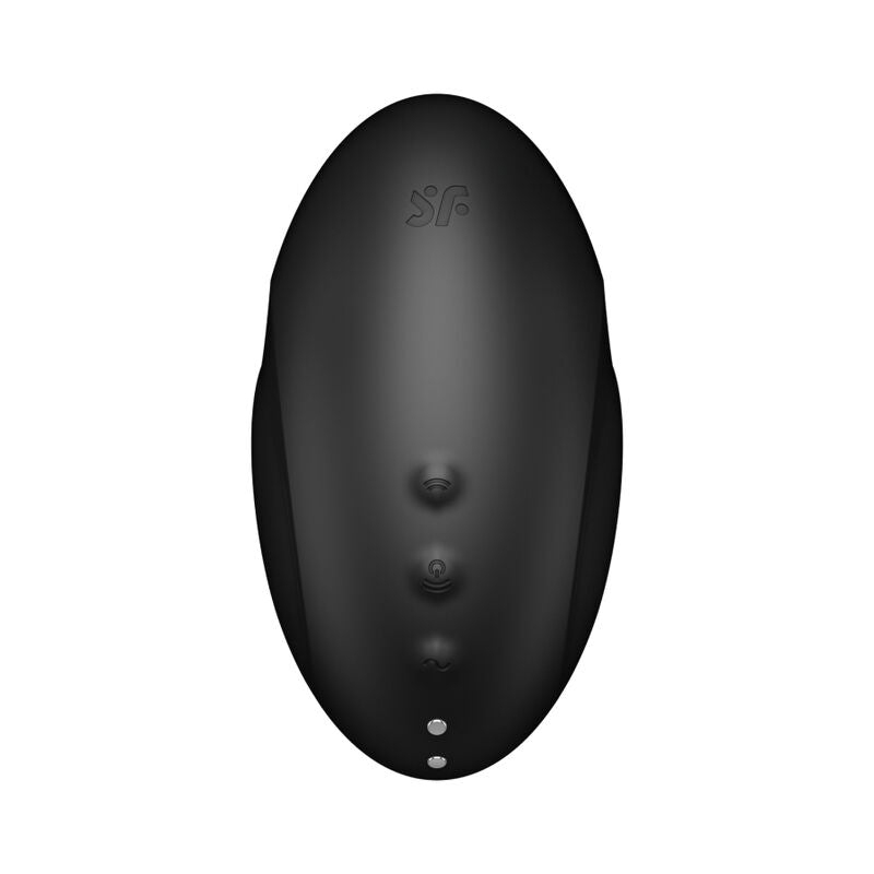 SATISFYER - VULVA LOVER 3 ZWARTE STIMULATOR EN VIBRATOR