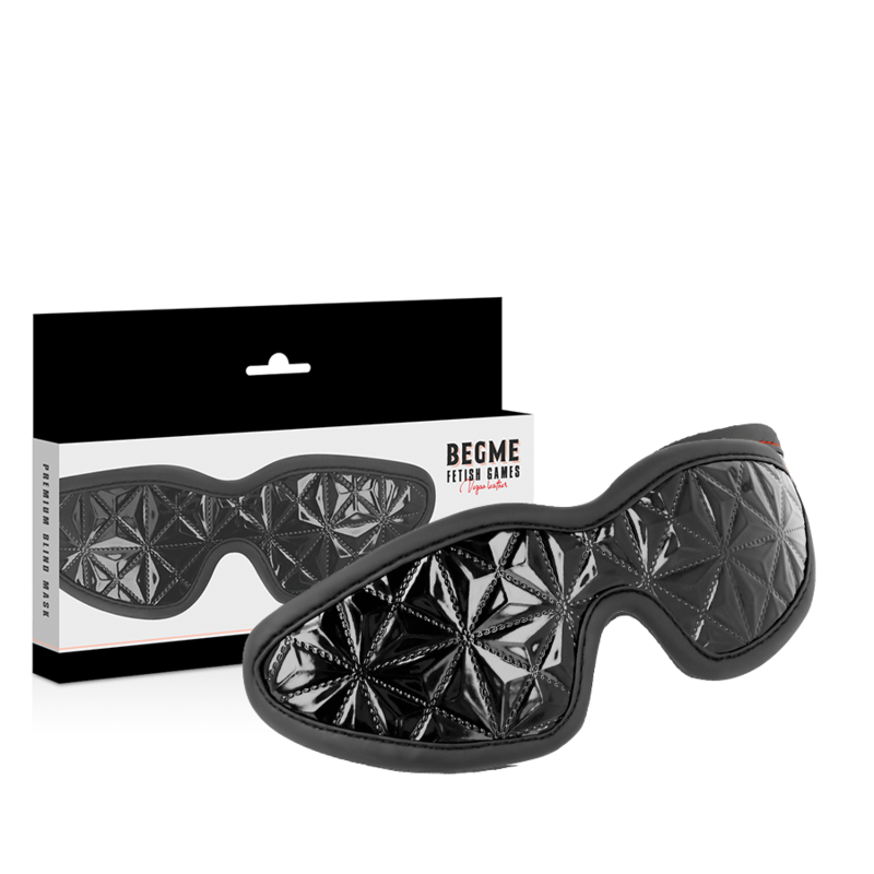 BEGME - BLACK EDITION PREMIUM BLIND MASKER MET NEOPREEN VOERING