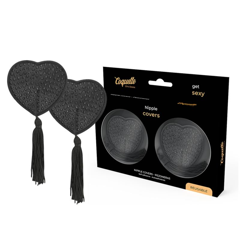 COQUETTE CHIC DESIRE - TEPELBEKLEDING ZWART
