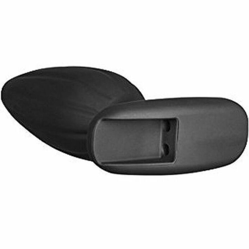 ELECTRASTIM - SILICONEN ZWART ROCKER BUTTPLUG GROOT