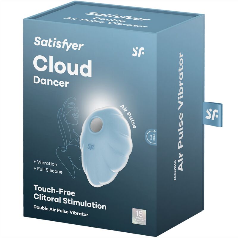 SATISFYER - CLOUD DANCER BLAUWE LUCHTPULSE VIBRATOR