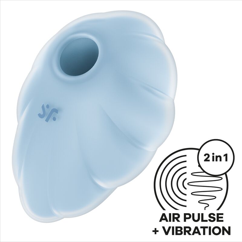 SATISFYER - CLOUD DANCER BLAUWE LUCHTPULSE VIBRATOR