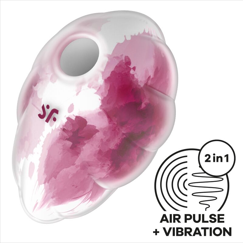 SATISFYER - CLOUD DANCER RODE VIBRATOR LUCHTPULSE