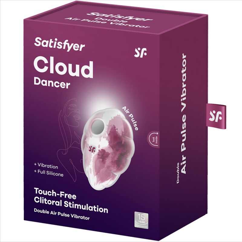 SATISFYER - CLOUD DANCER RODE VIBRATOR LUCHTPULSE