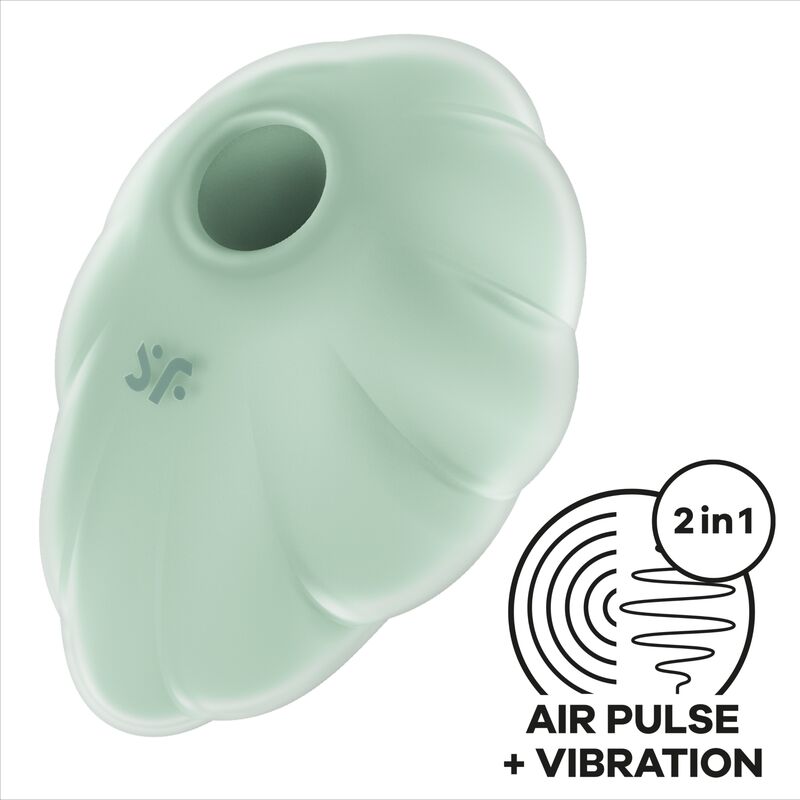 SATISFYER - CLOUD DANCER GROENE LUCHTPULSE VIBRATOR