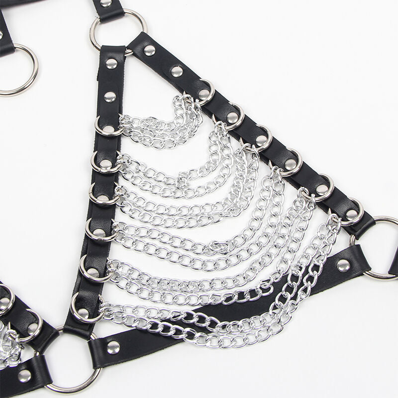 SUBBLIME - HARNAS BH EN KETTING MET KETTINGEN ONE SIZE