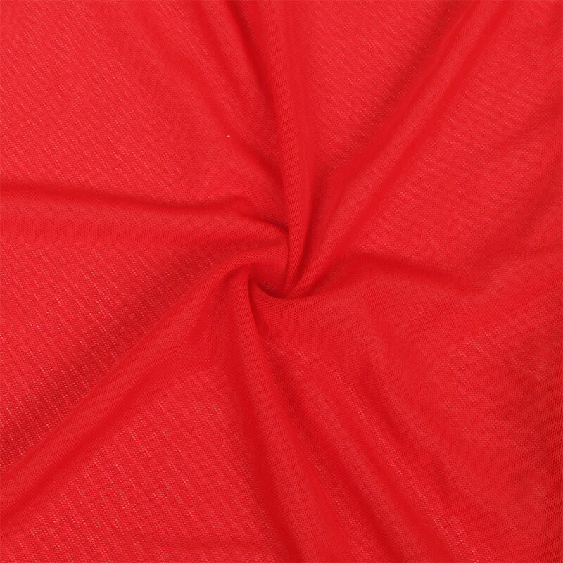 SUBBLIME - TRANSPARANTE STOFFEN JAS MET ROOD KANT DETAIL S/M