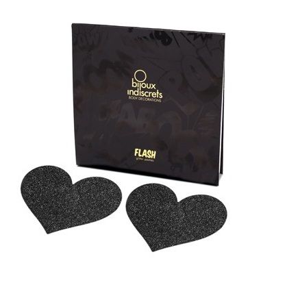 BIJOUX - INDISCRETS FLASH ZWARTE HART TEPELSNIJDING