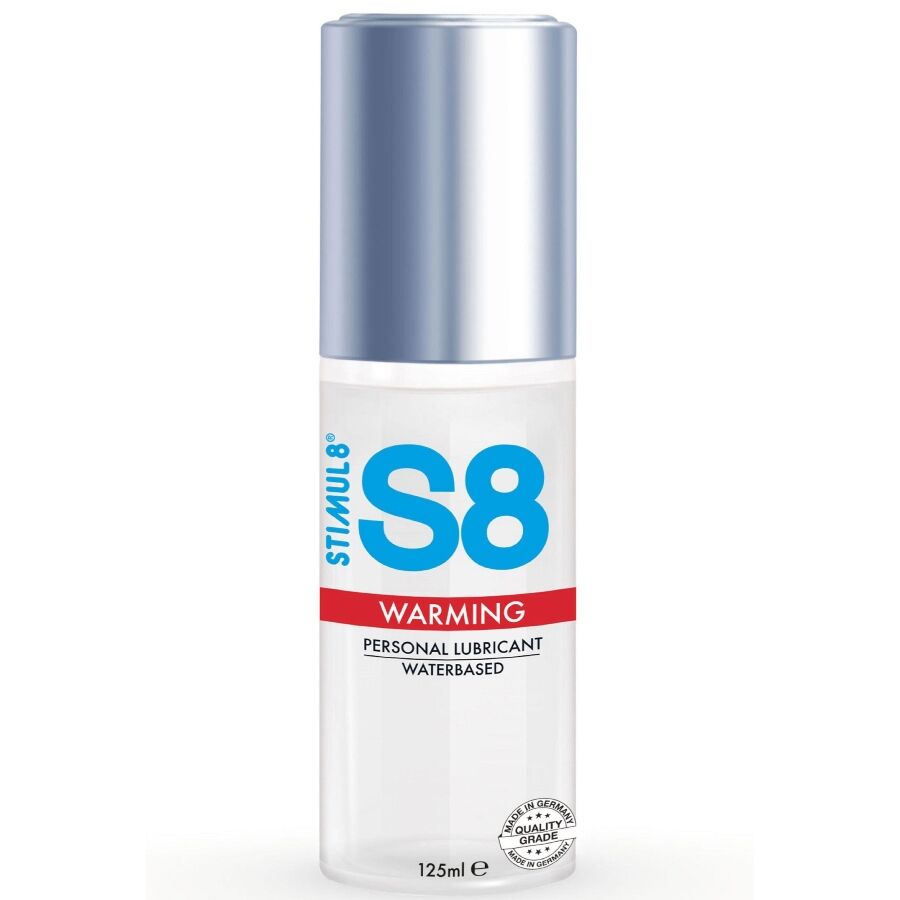 S8 Waterbased Warming Lubricant – Huidvriendelijke, langdurige glijkracht 125 ML