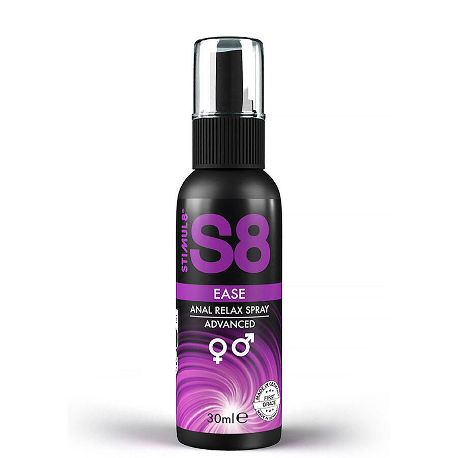S8 Ease Anal Relax Spray – Huidvriendelijk en Verzorgend 30 ML