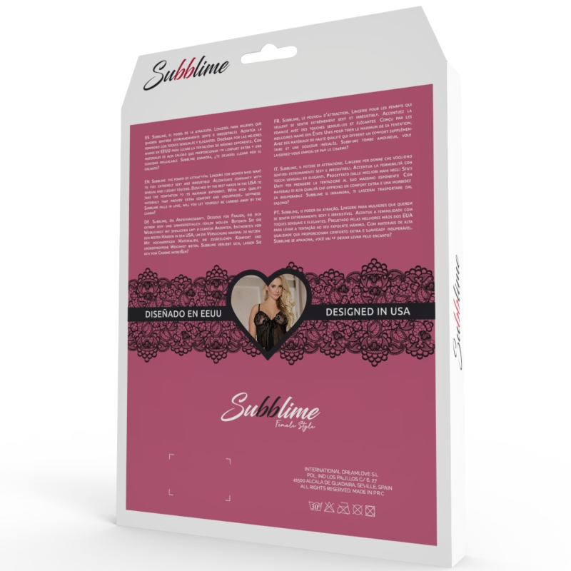 SUBLIEM - SET VAN TWEE DELIGE FRANJES SET S/M