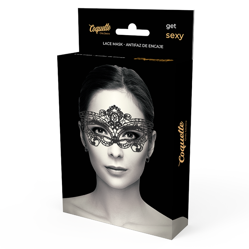 COQUETTE CHIC DESIRE - KANTENMASKER ZWART