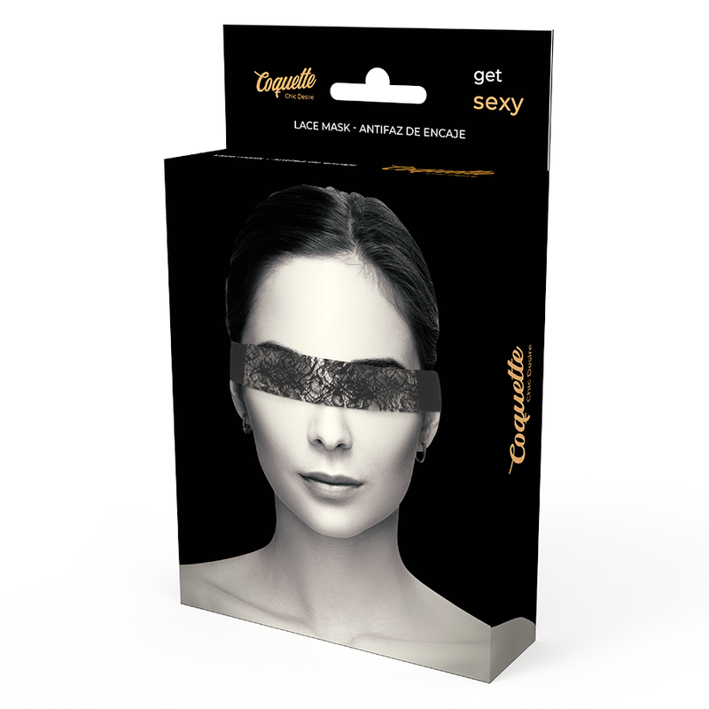 COQUETTE CHIC DESIRE - KANTENMASKER ZWART