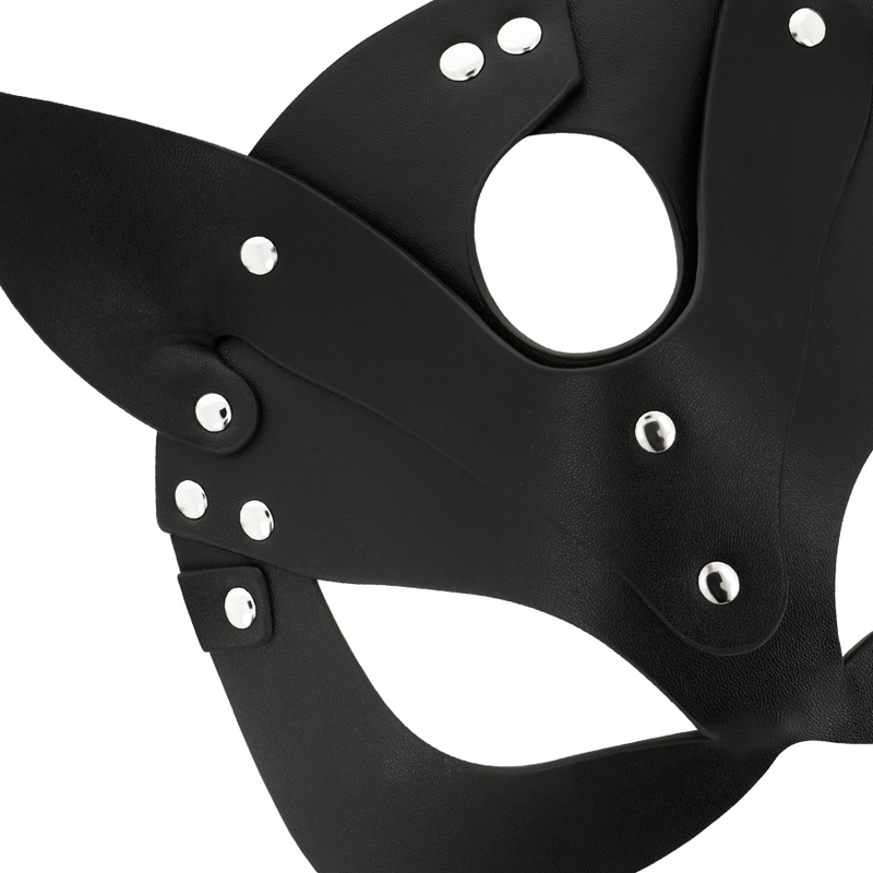 COQUETTE CHIC DESIRE - VEGAN LEDEREN MASKER MET KONIJNENOREN