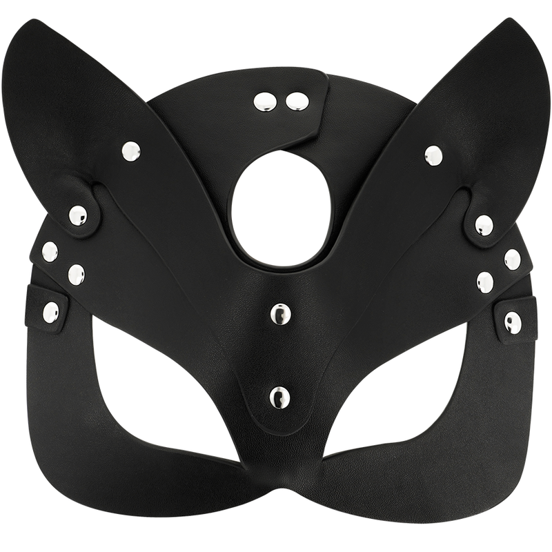 COQUETTE CHIC DESIRE - VEGAN LEDEREN MASKER MET KONIJNENOREN