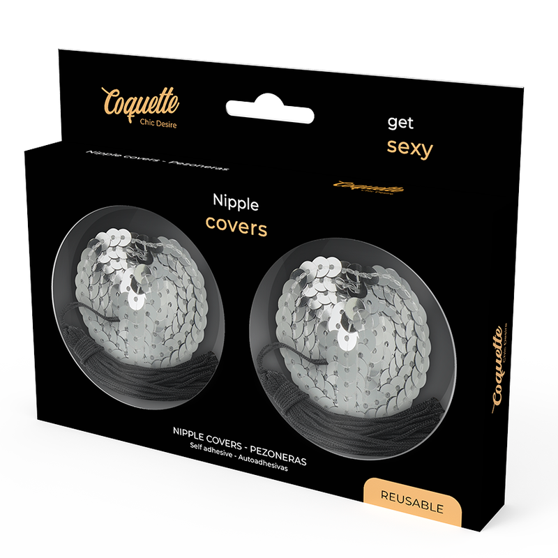 COQUETTE CHIC DESIRE - TEPELBEKLEDING ZILVER