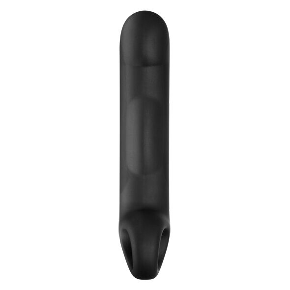 ELECTRASTIM - OVIDE SILICONEN ZWARTE DILDO