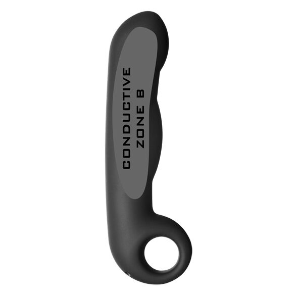 ELECTRASTIM - OVIDE SILICONEN ZWARTE DILDO