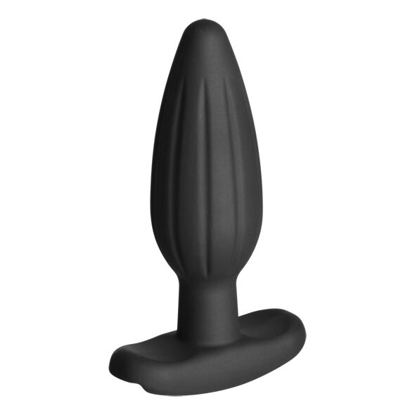 ELECTRASTIM - SILICONEN ZWARTE ROCKER BUTTPLUG MEDIUM
