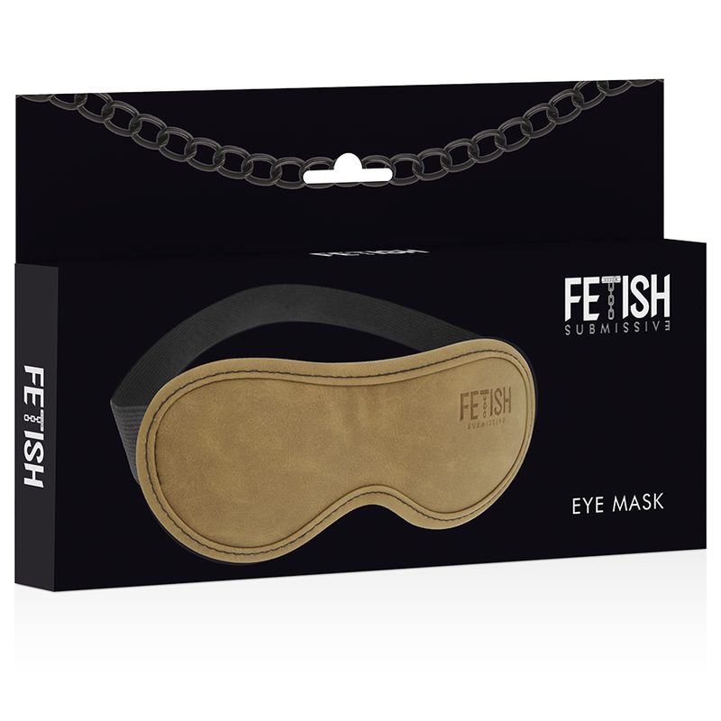 FETISH SUBMISSIVE ORIGEN - VEGAN LEDEREN MASKER MET NEOPREEN VOERING