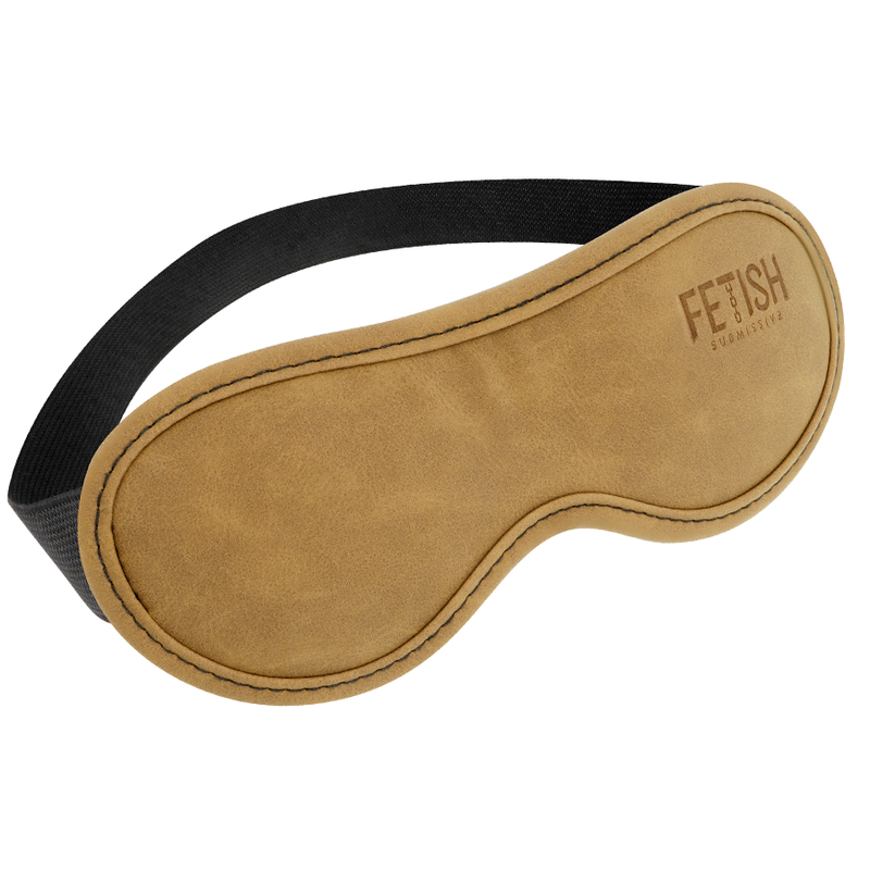 FETISH SUBMISSIVE ORIGEN - VEGAN LEDEREN MASKER MET NEOPREEN VOERING