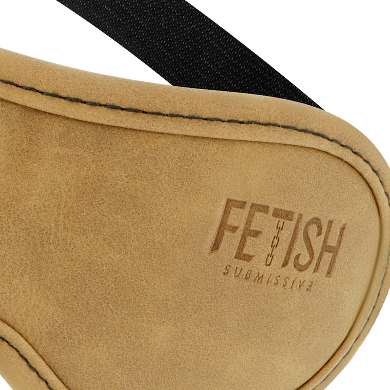 FETISH SUBMISSIVE ORIGEN - VEGAN LEDEREN MASKER MET NEOPREEN VOERING