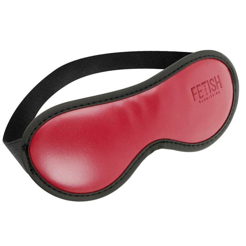 FETISH SUBMISSIVE DARK ROOM - MASKER VEGAN LEER MET NEOPREEN VOERING