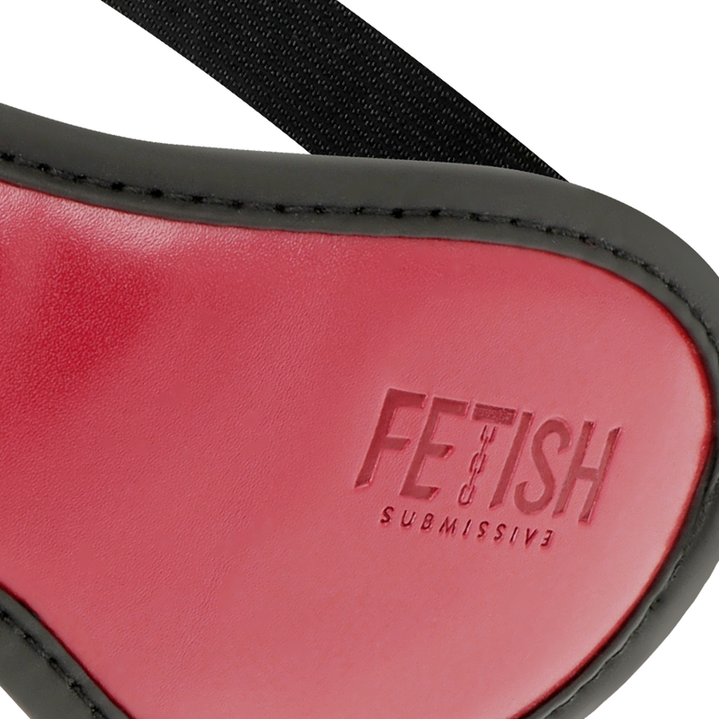 FETISH SUBMISSIVE DARK ROOM - MASKER VEGAN LEER MET NEOPREEN VOERING